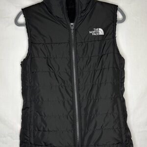 The North Face Women's Black Quilted Vest Reversible
